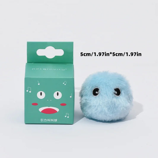 1/3Pcs Interactive Ball Smart Cat Dog Toys Plush Electric Catnip Training Toy Kitten Touch Sounding Pet Product Squeak Toy Ball